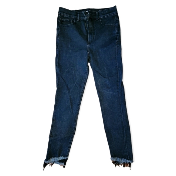 nwot Express Super High Rise Ankle Jeggings - Picture 1 of 2